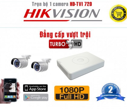 Bộ camera kho xưởng HD -TVI 1080 (Led) giá đại lý